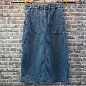VANS Denim Midi Skirt